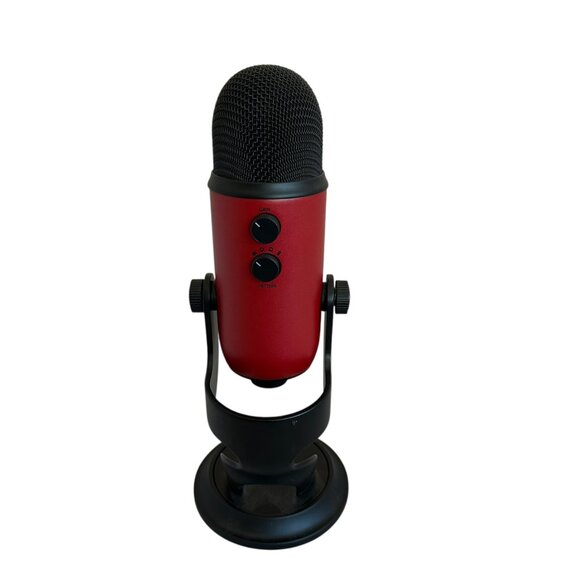 Blue Yeti Logitech Red USB Microphone Quality Recording Personal Studio NIB New - Picture 2 of 13